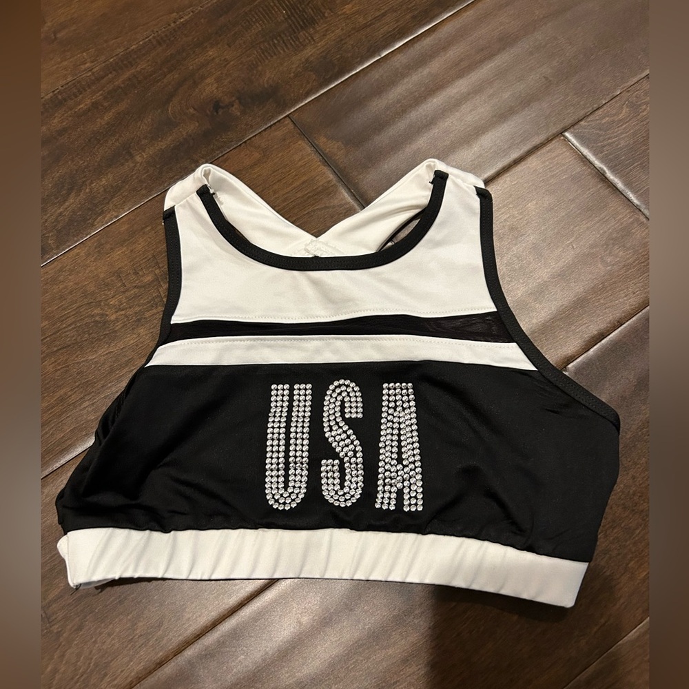 Barely worn VARSITY “USA” sports bra